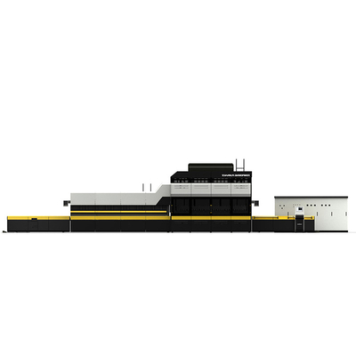 Architecture LandGlass JetConvection Bent Car Windshield Glass Tempering And Glass Bending Machine